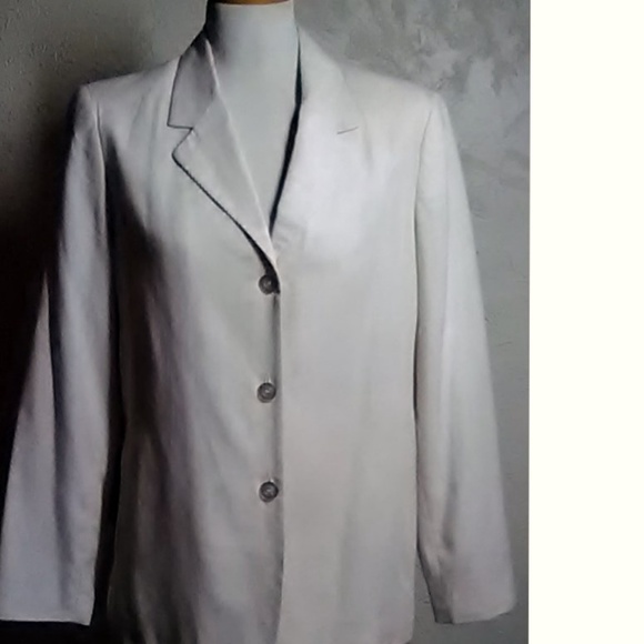 Sag Harbor New Cream Blazer Size 14 - Picture 6 of 6